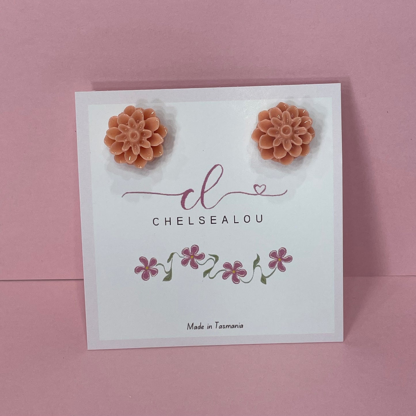 Dahlia studs “Bridesmaids”