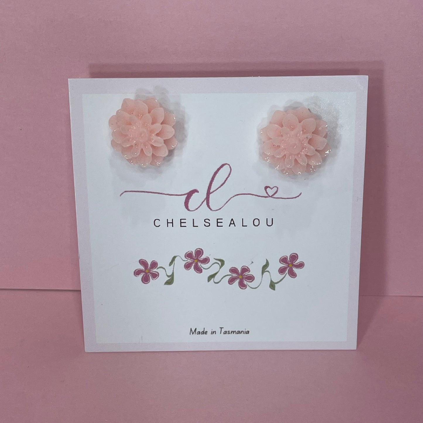 Dahlia studs “Bridesmaids”